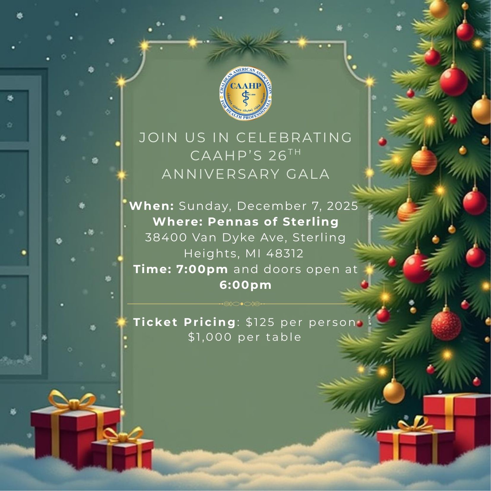 CAAHP'S 26 Anniversary Gala